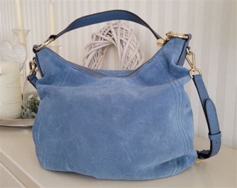 michael kors tasche blau braun wildleder|Michael Kors Collection .